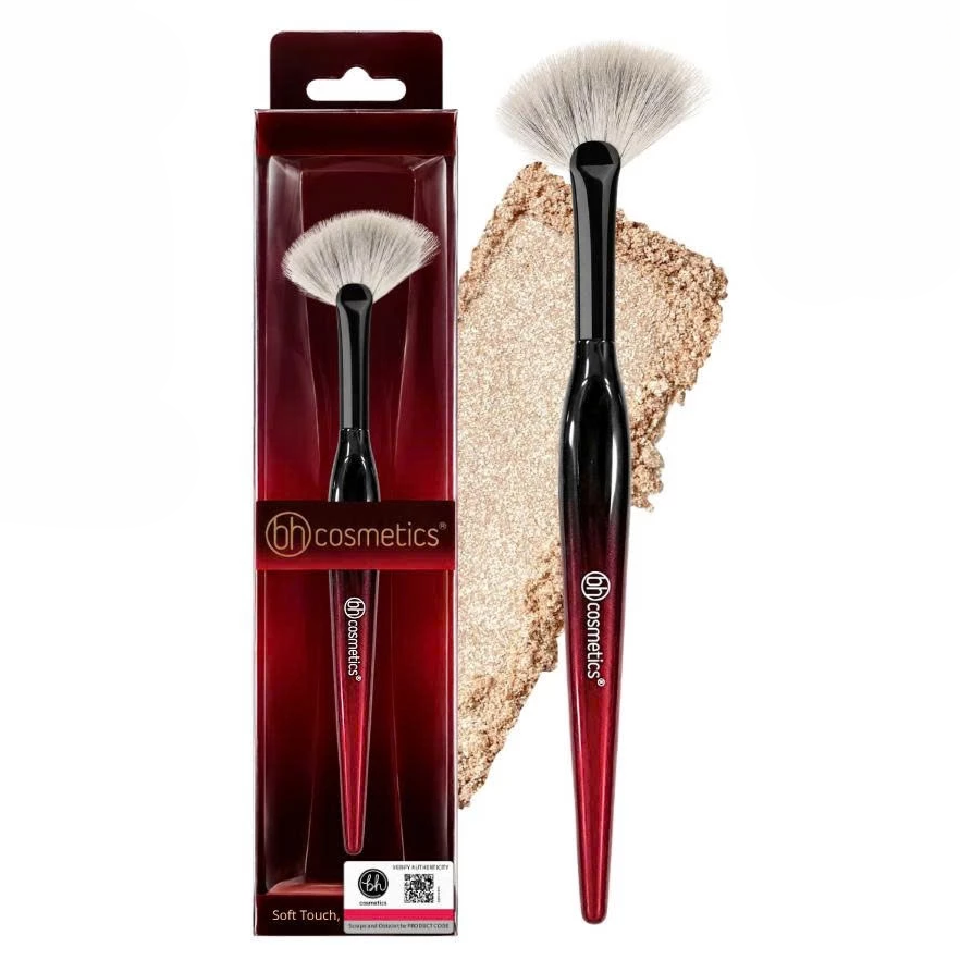 Cọ quạt xéo highlight tán phấn setting BH Cosmetics SMALL ANGLED FAN BH022